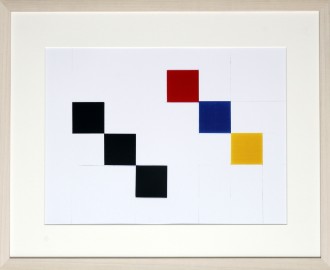 Dutch design art print black white color 1
