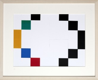 Dutch design art print black white color 3