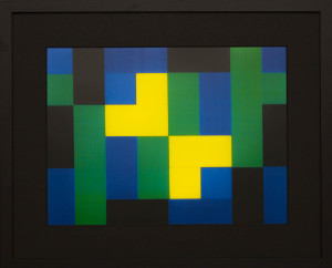 Dutch design art print Green Yellow 6