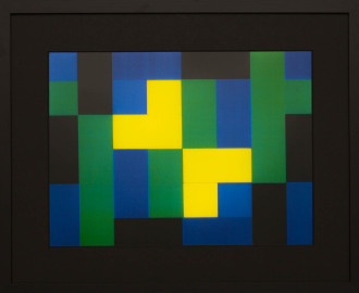 Dutch design art print Green Yellow 6