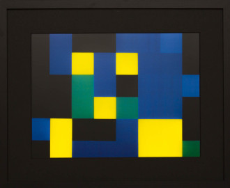 Dutch design art print Green Yellow 7