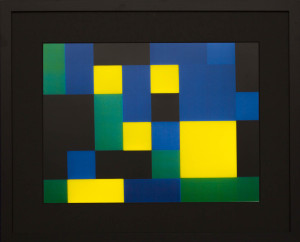 Dutch design art print Green Yellow 8