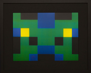 Dutch design art print Green Yellow 9