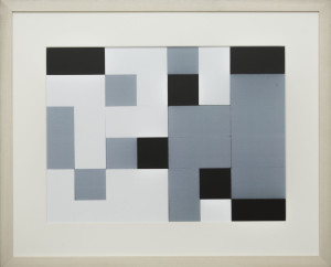 Dutch design art print Black White Grey 11