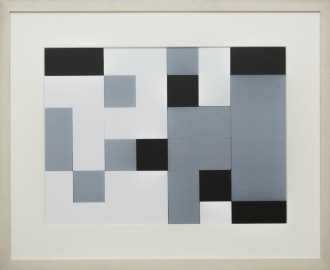 Dutch design art print Black White Grey 11