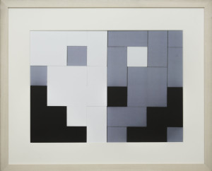 Dutch design art print Black White Grey 14