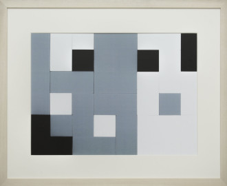 Dutch design art print Black White Grey 15