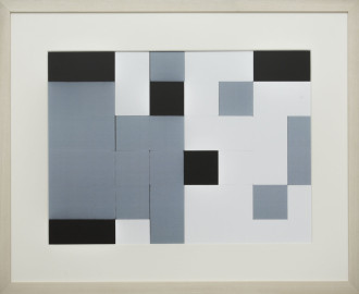 Dutch design art print Black White Grey 6